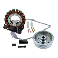 RMStator Improved Flywheel, Puller, Stator & Gasket Kit for 2002-2007 Suzuki LTA400 Eiger