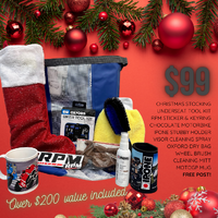 RPM Christmas Stocking 2023 (Over $200 value included) - for the motorbike lover!