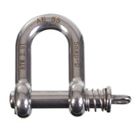 Snap-D 12mm Stainless Steel D-Shackle