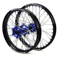 Husaberg SM Pro / Platinum SNR MX Black Rim / Blue Hub / Blue Nipples Wheel Set TE250 2011-2014 21*1.60 / 18*2.15