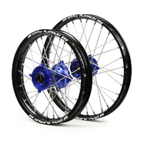 Husqvarna SM Pro / Platinum Junior MX Black Rim / Blue Hub Wheel Set TC85 Small Wheel 2014-2017 17*1.40 / 14*1.60