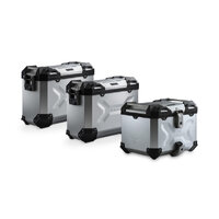Adventure set Luggage. Silver. BMW F 750/850 GS (17-). Plastic rack.(BOM) (ADV.07.897.75100/S)