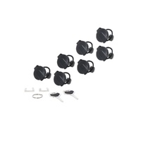 TRAX lock set. 7 matching locks, 2 keys. Simultaneous locking. (ALK.00.165.16200)