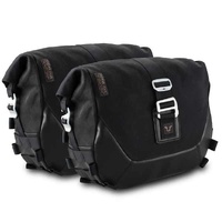 Legend Gear LC Side Bag System (Black Edition) for 2016-2019 Triumph Thruxton 1200 - BC.HTA.11.795.20100