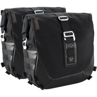 Legend Gear LC Side Bag System (Black Edition for 2017-2020 Moto-Guzzi V7 III Rough - BC.HTA.17.595.20300