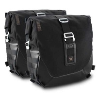 Legend Gear LC Side Bag System (Black Edition) for 2015-2018 Moto-Guzzi V9 Bobber - BC.HTA.17.797.20300
