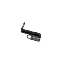 Cable lock for motorcycle luggage. Black. Combination lock. 180 cm. (BC.LOC.00.002.10100/B)