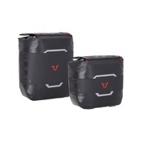 SW-Motech Side Bag WP System V-LOC for Akrapovic - 16/11L for 2026 Kawasaki KLE500 - BC.SYS.08.084.32100