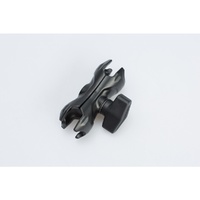Pivoted socket arm. Black. 2.2 Inch / 5.5 cm. (CPA.00.424.18000/B)