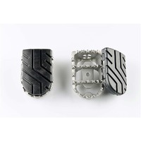 ION footrests. Stainless steel. In pairs. (FRS.00.011.10000/S)