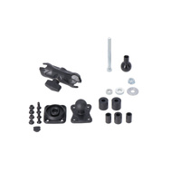 SW-Motech GPS Mount Kit for 12.5-25mm Head Tube with T-Lock - inc 1" Ball - GPS.00.308.35400