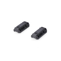 BLAZE saddlebag mounting set. With base and plug. No supports. Black. (HTA.00.740.10000/B)