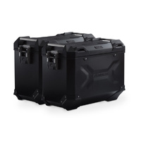 TRAX ADV aluminium case system. Black. 45/45 l. Suzuki GSX-S1000GX (23-). (KFT.05.601.70100/B)