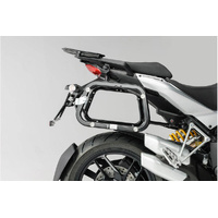 EVO side carriers Black. Ducati Multistrada 1200 / S (10-14). (KFT.22.140.20000/B)