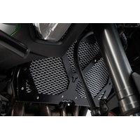 Radiator guard. Black/Silver. Kawasaki Versys 1000 (18-). (KLS.08.922.10000)
