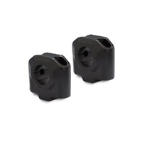 Bar riser for diam 28 mm handlebar. H=30 mm. Black. (LEH.00.039.24100.30/B)
