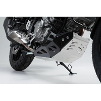 Engine guard. Black/Silver. Suzuki DL650 (11-) / XT (15-). (MSS.05.759.10001/B)