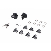 TRAX lock set with anti-theft protection PRO. 9 matching locks, 2 keys. Anti-theft protection. (QLS.00.095.15100)