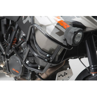 Upper crash bar for orig. KTM crash bar. Black. 1290 SAdv R / S (16-), 1090 Adv (16-). (SBL.04.879.10001/B)