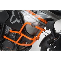 Upper crash bar for orig. KTM crash bar. Orange. 1290 SAdv R / S (16-), 1090 Adv (16-). (SBL.04.879.10001/O)