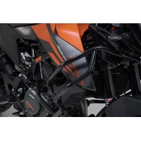 Upper crash bar for orig. KTM crash bar. Black. KTM 390 Adv (19-). (SBL.04.958.10100/B)