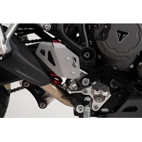 Heel guard right. Silver. Triumph Tiger 900/GT/Rally/Pro (19-). (SCT.11.953.10000/S)