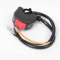 20mm Red Toggle Headlight On / Off Switch Block