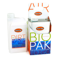 TwinAir Lubricants - BioPak Includes Liquid Bio Power - Air Filter Oil 1 Litre  