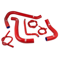 Samco Red Hose Kit for 1996-1998 Honda CBR1100XX Blackbird Carby 