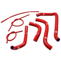 Samco Red Hose Kit for 1996-1998 Honda CBR1100XX Blackbird Fuel Inj 