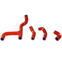 Samco Husqvarna Red Radiator Hose Kit - TE250 *** 'Y' Piece Race Design 2001-2005