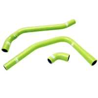 Samco Kawasaki Green Radiator Hose Kit - ZXR400L UK Only 1990-2002