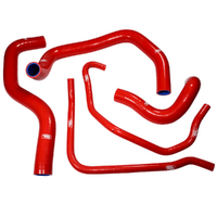 Samco Kawasaki Red Radiator Hose Kit - ZX6R 600 636 B1&B2 2003-2004