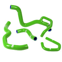 Samco Green Hose Kit for 2009-2023 Kawasaki ZX6R 