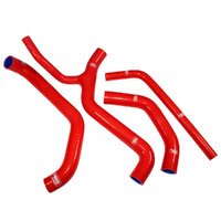 Samco Red Hose Kit for 2011-2015 Kawasaki ZX10R 