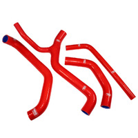 Samco Kawasaki Red Radiator Hose Kit - ZX10R ** Race Bike Design ** 2011-2015