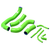 Samco Green Hose Kit for Kawasaki ZRX1100R With Carb De-icer 