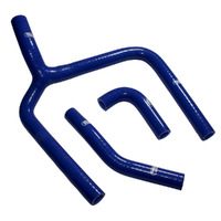 Samco Kawasaki Blue Radiator Hose Kit - KX250F Y Piece Race Design 2020