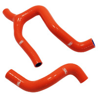 Samco KTM Orange Radiator Hose Kit - 350SXF 'Y' Piece Race Design 2019-2020