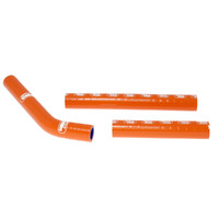 Samco Orange Hose Kit for 2007-2010 KTM 125 SX 