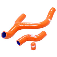 Samco KTM Orange Radiator Hose Kit - 350EXCF Thermostat Bypass 2012-2016