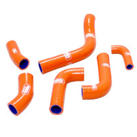 Samco Orange Hose Kit for 2014-2016 Husqvarna FE350 