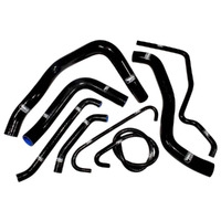 Samco Suzuki Black Radiator Hose Kit - GSXR600 K6 / K7 / K8 / K9 / K10 2006-2010