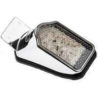 Whites Powersports Tombstone Tail Light with Number Plate Bracket