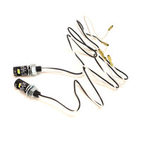 Number Plate LED Bolt Light 17x12 Black (Pair)