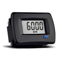Trail Tech TTO Digital Tachometer/Hour Gauge - Black