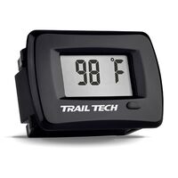 Trail Tech TTO Digital Temperature Gauge 12mm Spark Plug - Black