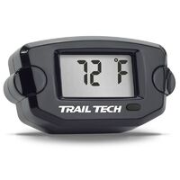 Trail Tech TTO Digital Temperature Gauge 10mm Spark Plug - Black