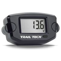Trail Tech TTO Digital Voltage Meter Gauge - Black