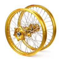 Sherco Talon / Excel SNR MX Gold Rims / Gold Hubs Wheel Set 250-300-450-510 2005-17 21*1.6 / 18*2.15